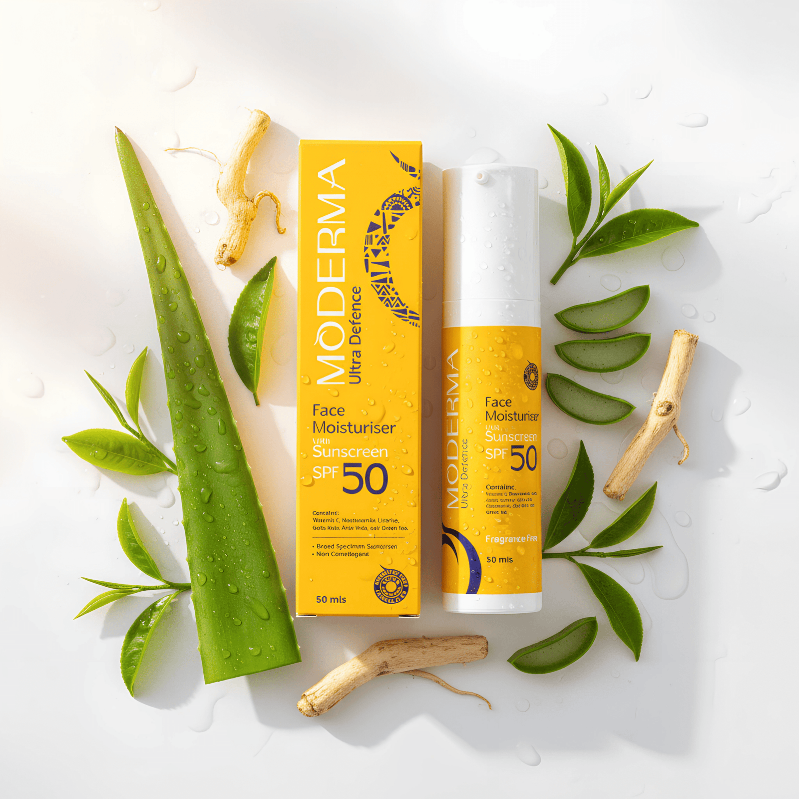 Defence Face Moisturizer with SPF 50 - MODERMA SKINCARE